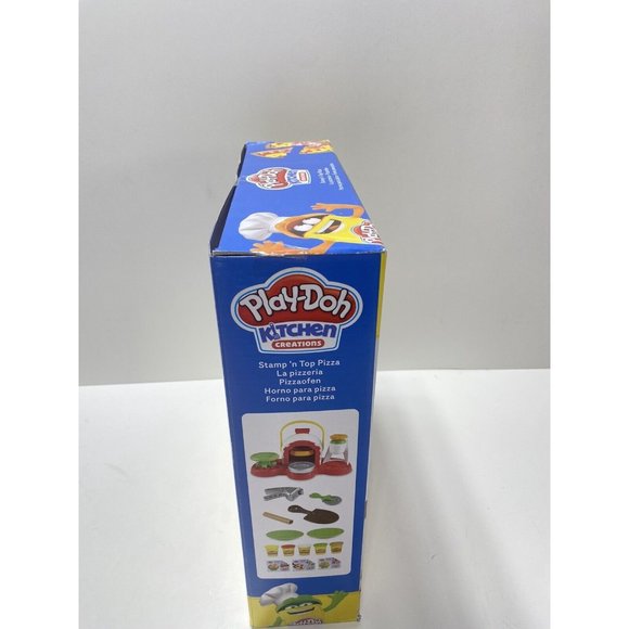 Play-Doh Stamp n Top Pizza Oven Toy with 5 Non-Toxic Play-Doh Colors,NEW - Picture 8 of 8